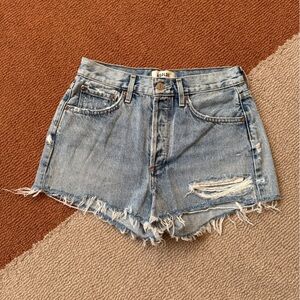Agolde Distressed Denim Shorts (NWOT)